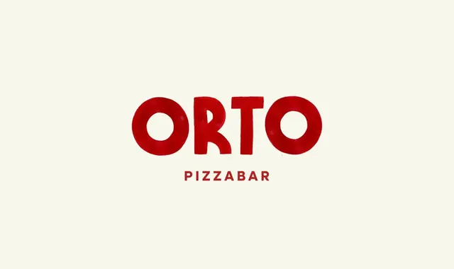 Orto logo, geometric, warm