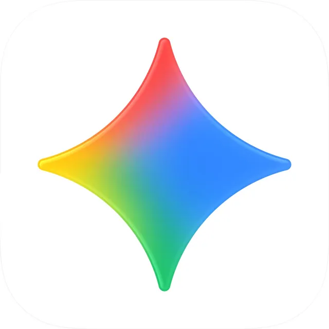 Google Gemini, geometric, minimal, vibrant