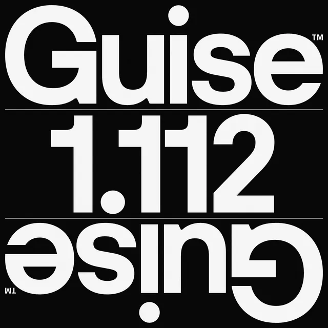 GUISE 1.112 esino product mark, minimal, geometric, monochrome