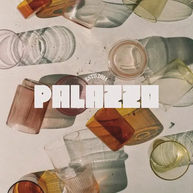 Palazzo logo, geometric, light