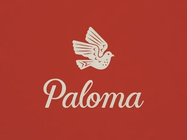Paloma logo, luxury, line-art, light
