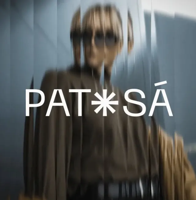 Patsa logo, minimal, light