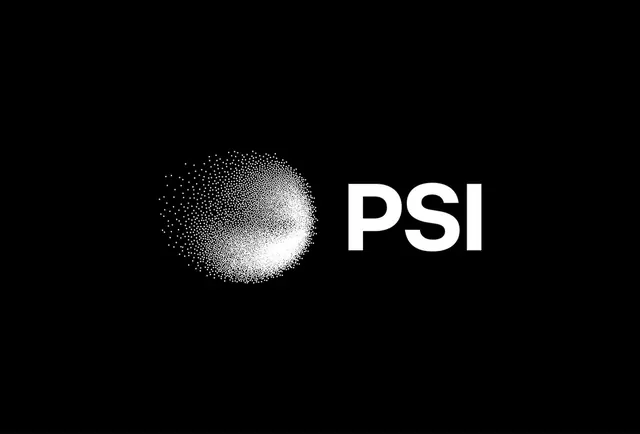 Paul Scherrer Institut logo, minimal, geometric, light