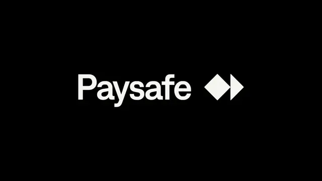 Paysafe logo, geometric, minimal, light
