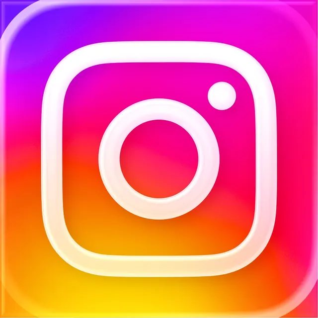 Instagram, 3d-render, vibrant