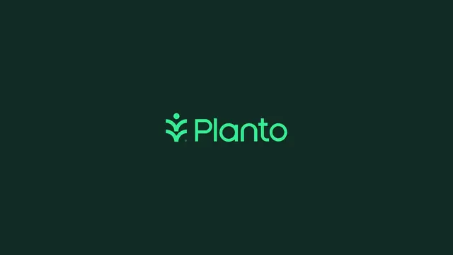 Planto logo, geometric, minimal, cool