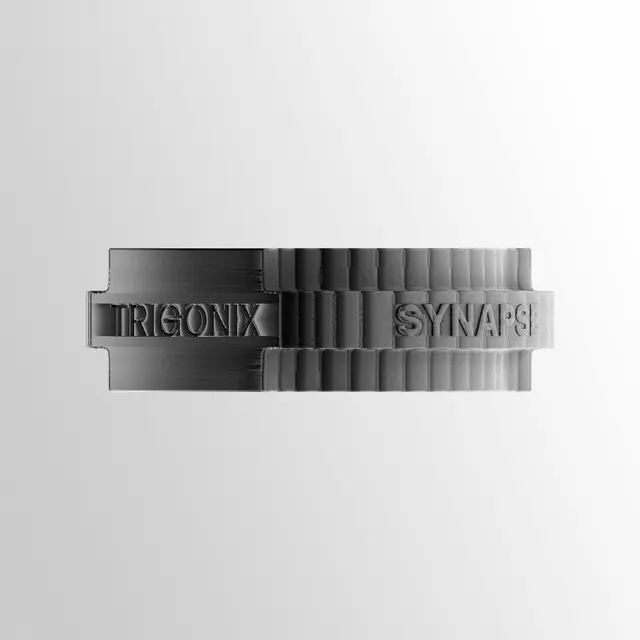 TRGONIX SYNERGY Logo, minimal, technical, monochrome