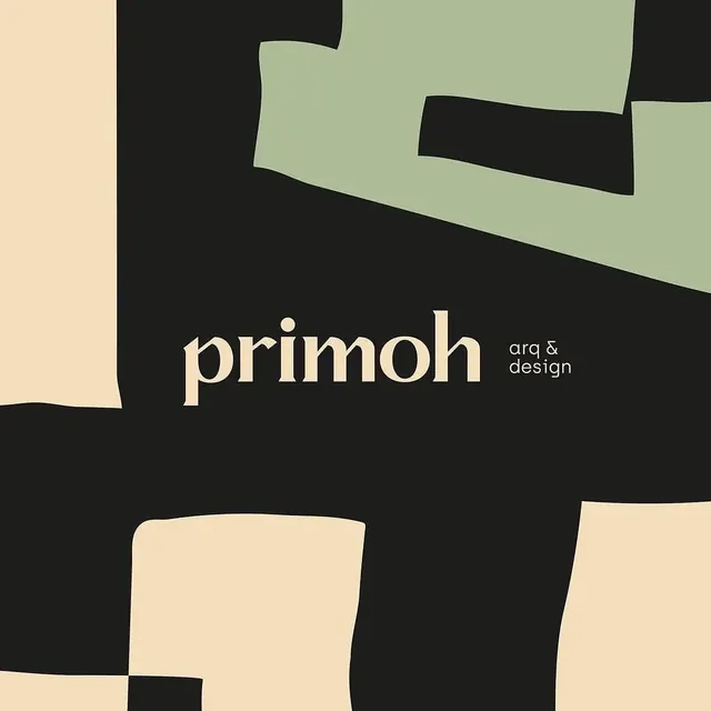 Primoh logo, minimal, luxury, light