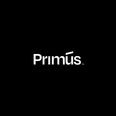 Primus logo, minimal, line-art, light