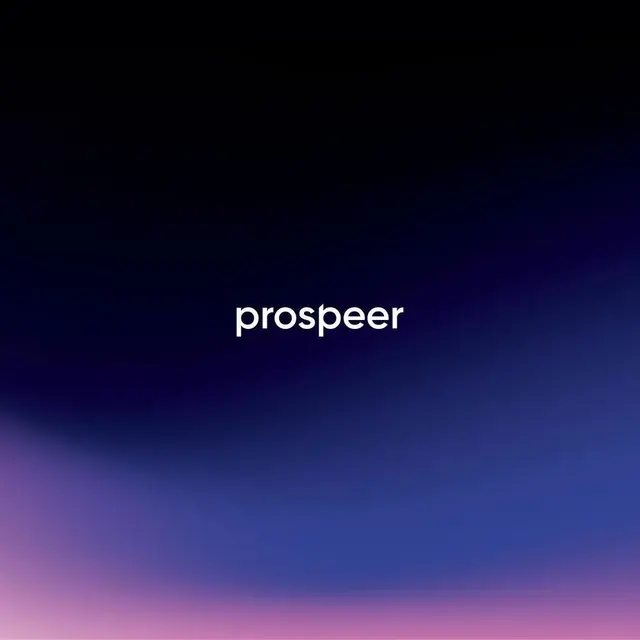 Prospeer logo, minimal, light