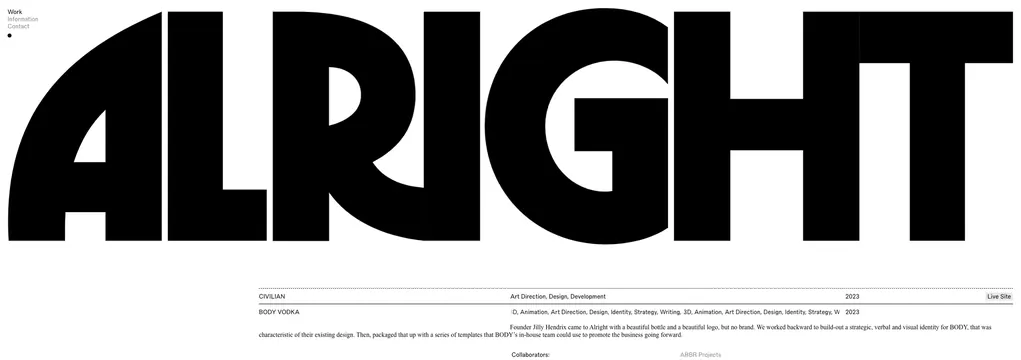 Alright Wordmark Design