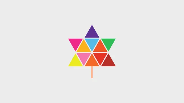 Geometric Star Logo, minimal, geometric, vibrant