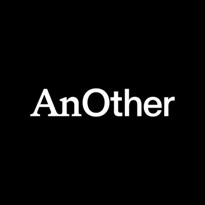 AnOther Wordmark, minimal, monochrome, dark