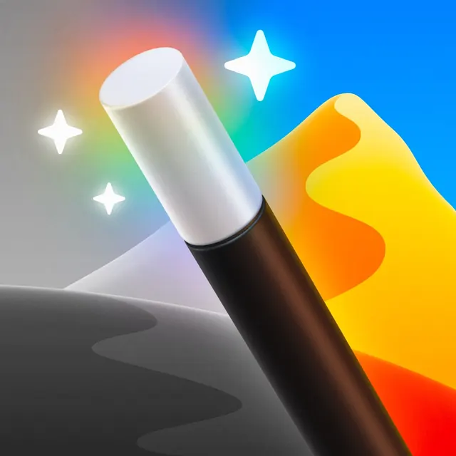 Colorize Black & White Photo, minimal, 3d-render, gradient
