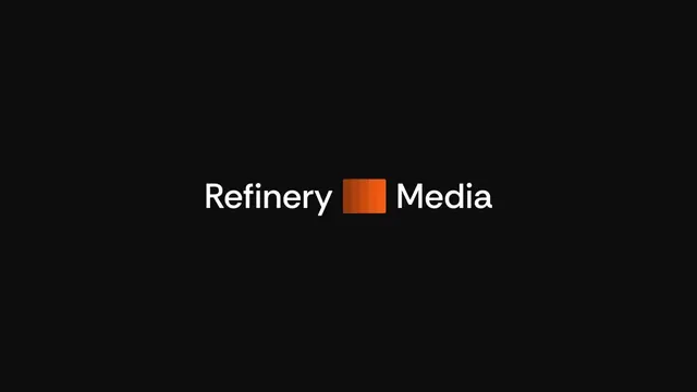Refinery Media logo, minimal, light