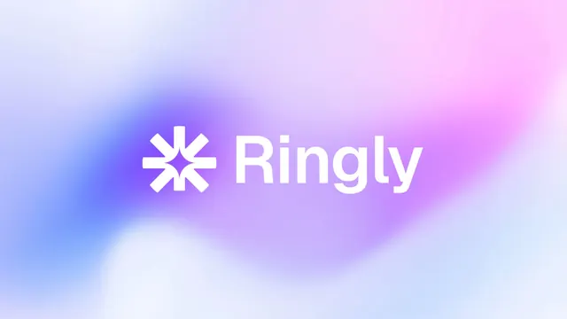 Ringly logo, geometric, minimal, light