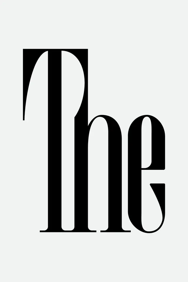 Ultra-condensed serif The wordmark, editorial, minimal, light