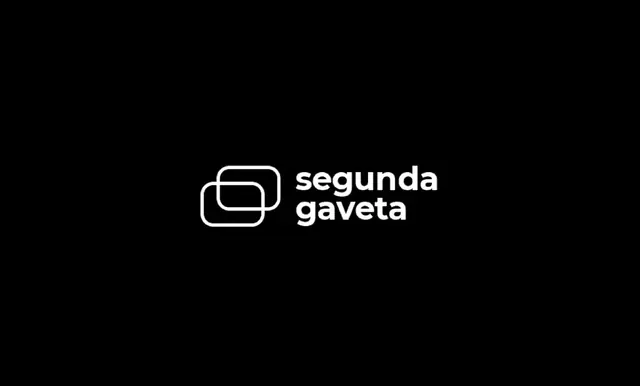 Segunda Gaveta logo, geometric, minimal, light