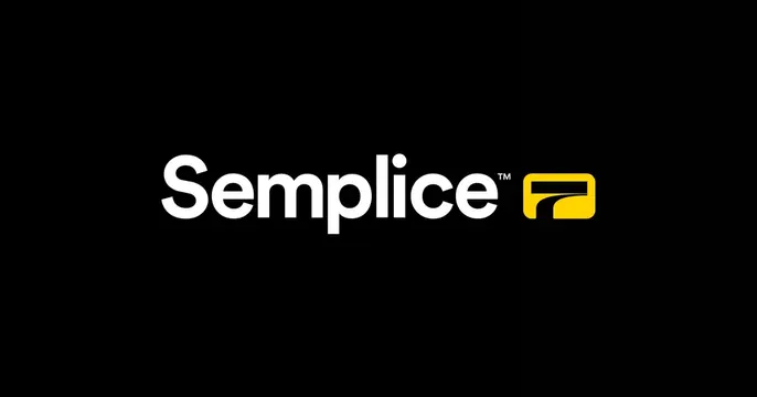 Semplice logo, geometric, minimal, light