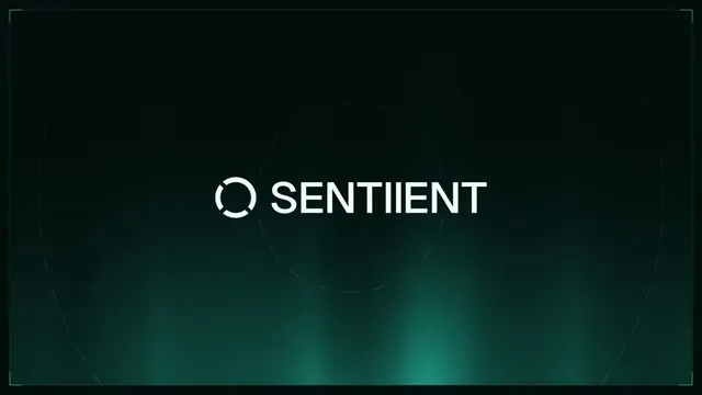 Sentiient logo, minimal, geometric, light