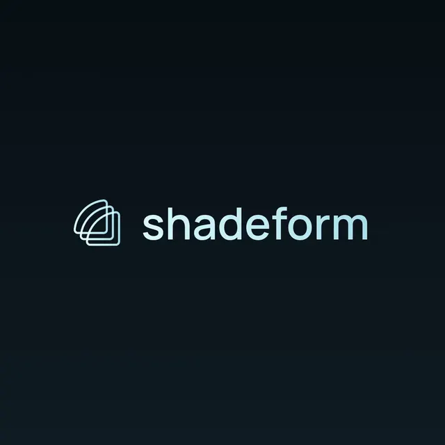 Shadeform logo, geometric, minimal, cool
