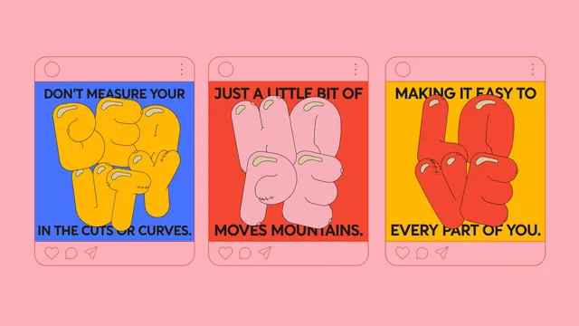 Shell win social post templates on pink, illustrated, playful, vibrant