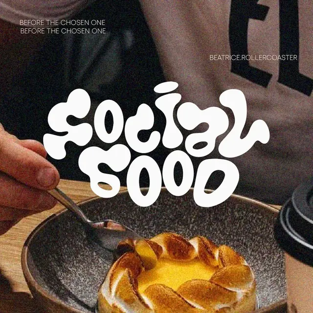 Social Good logo, playful, light