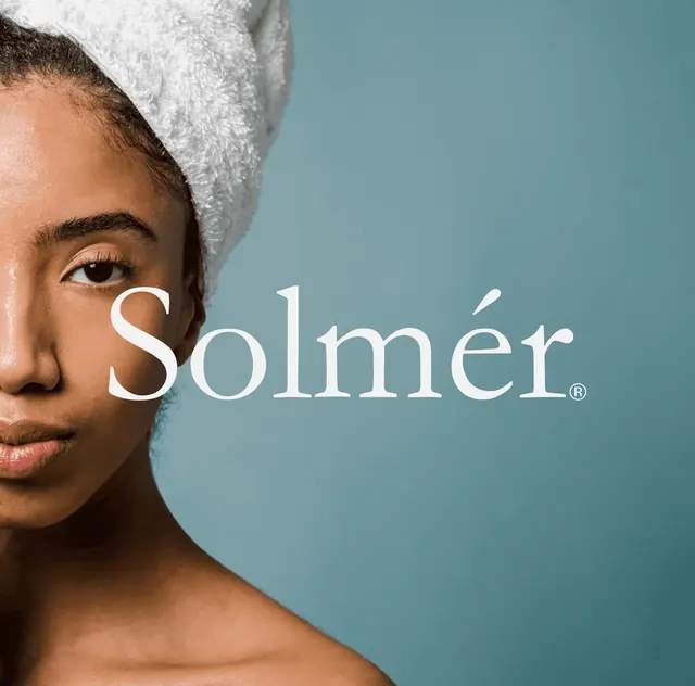 Solmér logo, luxury, minimal, light