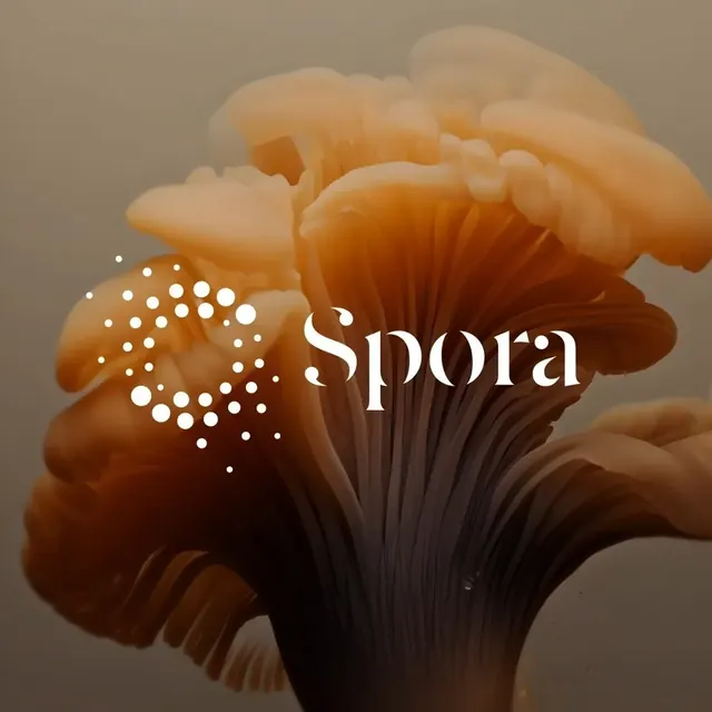 Spora logo, luxury, minimal, light