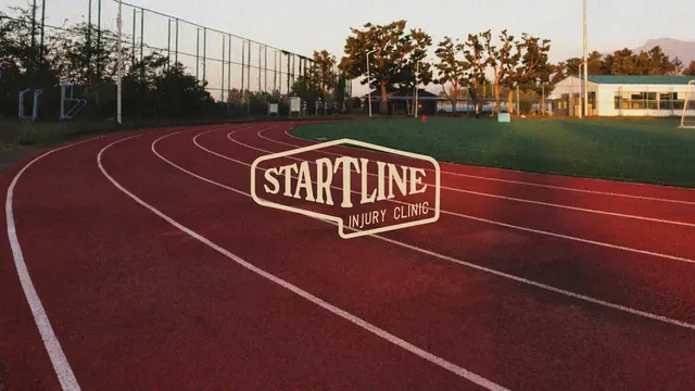 Startline Pain & Injury logo, minimal, light