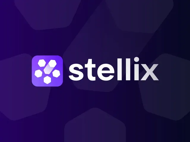 Stellix logo, geometric, minimal, cool