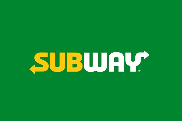 Subway logo, geometric, warm