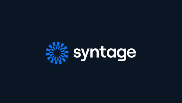 Syntage logo, geometric, minimal, cool