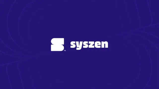 Syszen Co. logo, geometric, minimal, light