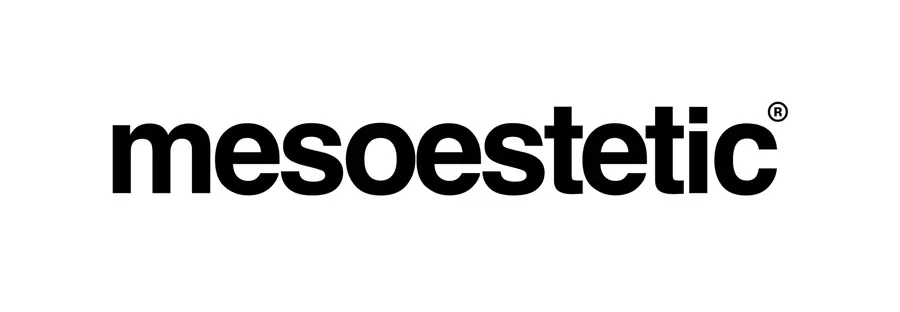 Mesoestetic Brand Wordmark, minimal, corporate-clean, monochrome