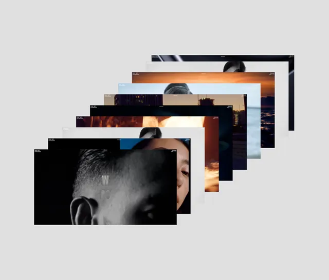 DROP — Brand Identity & Website, minimal, editorial, dark