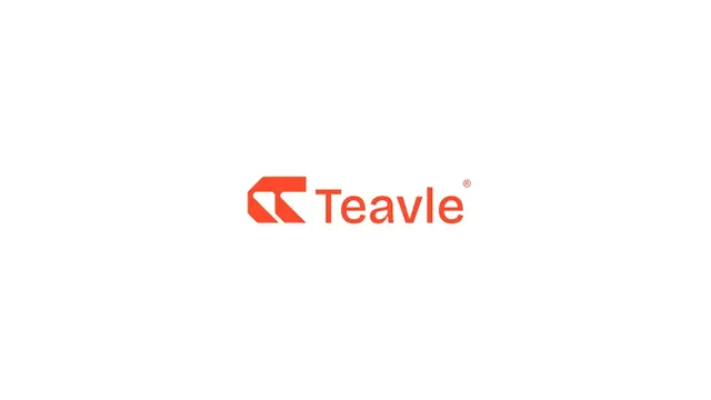 Teavle logo, geometric, minimal, warm
