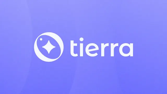 Tierra logo, geometric, minimal, light
