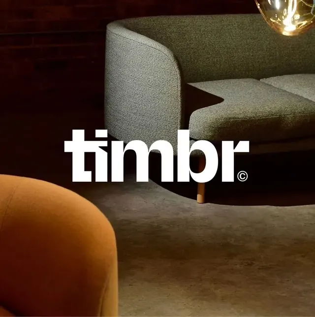 Timbr logo, geometric, minimal, light