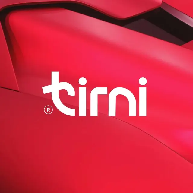 Tirni logo, minimal, geometric, light
