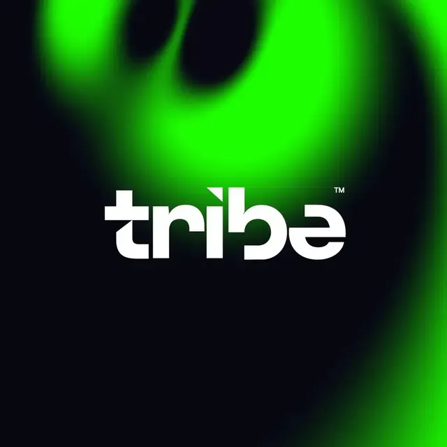 Tribe logo, geometric, minimal, light