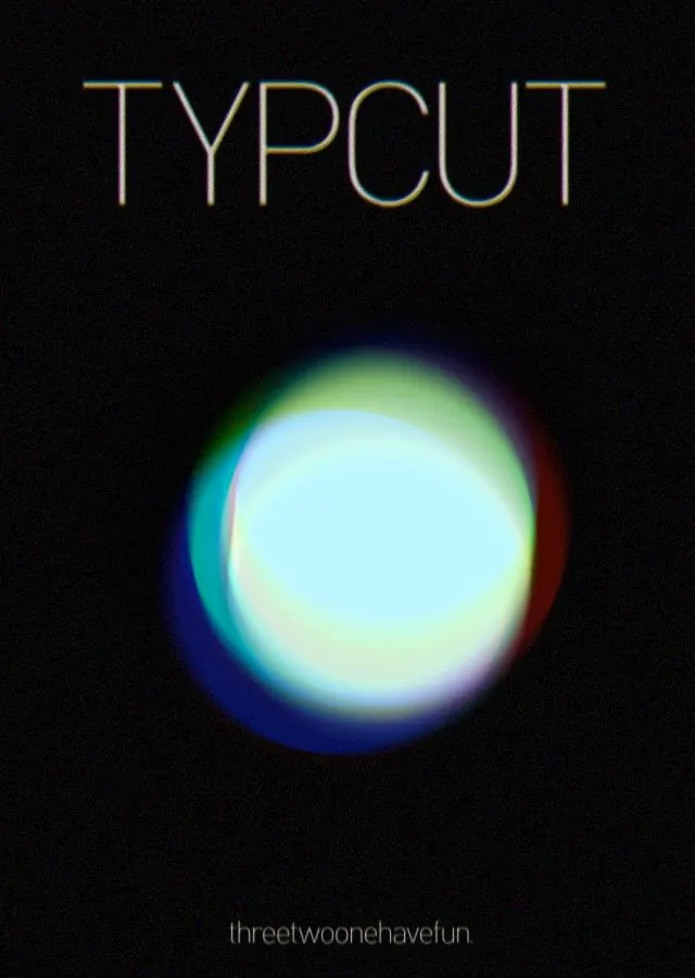 TYPCUT Visual Identity, minimal, abstract, dark