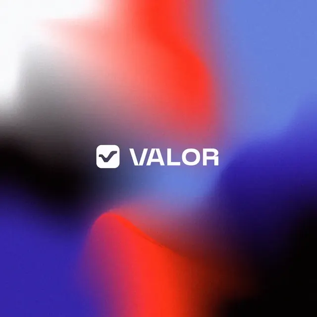 Valor logo, geometric, minimal, light