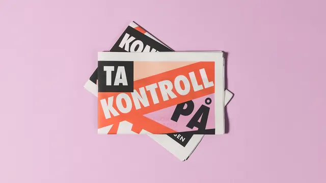 Konferansen visual identity collage, geometric, bold, pastel