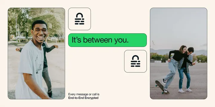 It's between you campaign layout, flat, minimal, light
