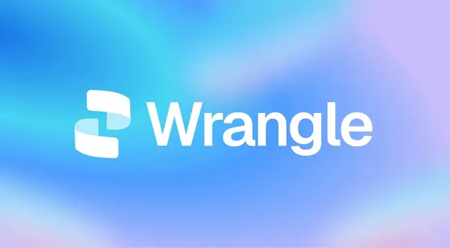 Wrangle logo, geometric, minimal, light