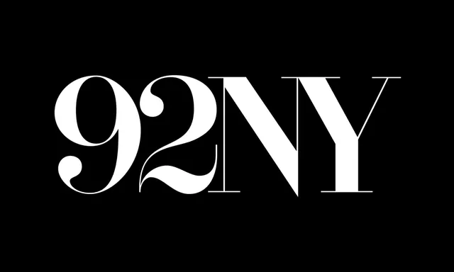 92NY logotype by Pentagram, monochrome, minimal, monochrome