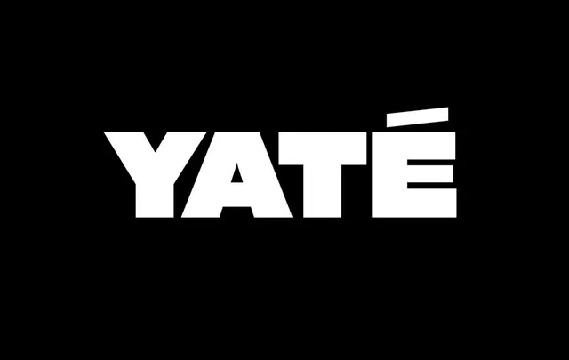 Yaté logo, geometric, minimal, light