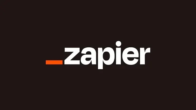 Zapier logo, minimal, line-art, light