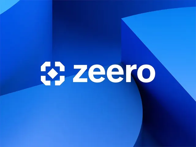 Zeero logo, geometric, minimal, light